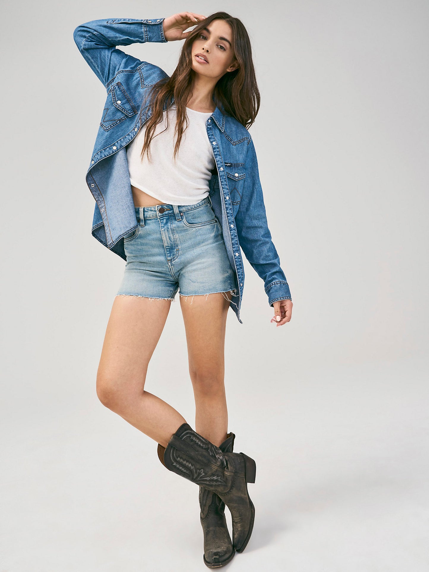 Wrangler Carrie Denim Shorts