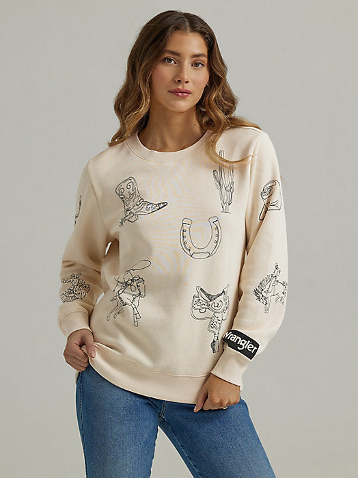 Wrangler Doodle Sweatshirt