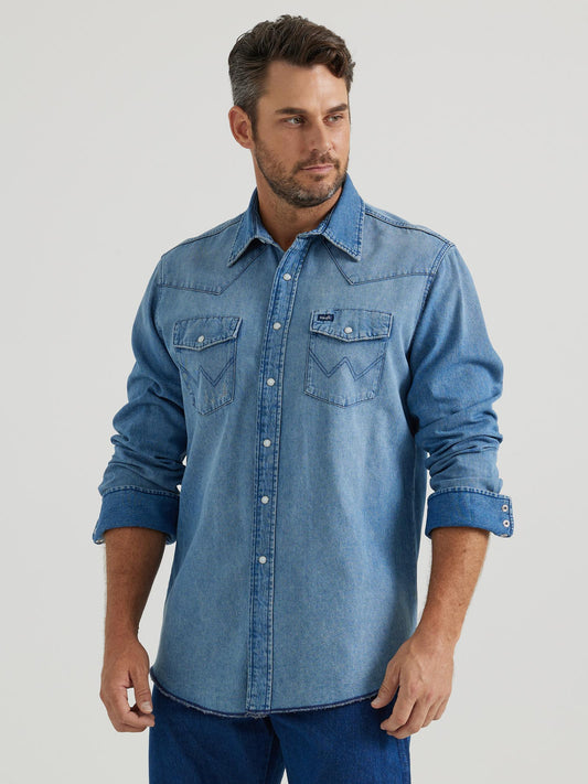 Wrangler Eli Denim Snap Up