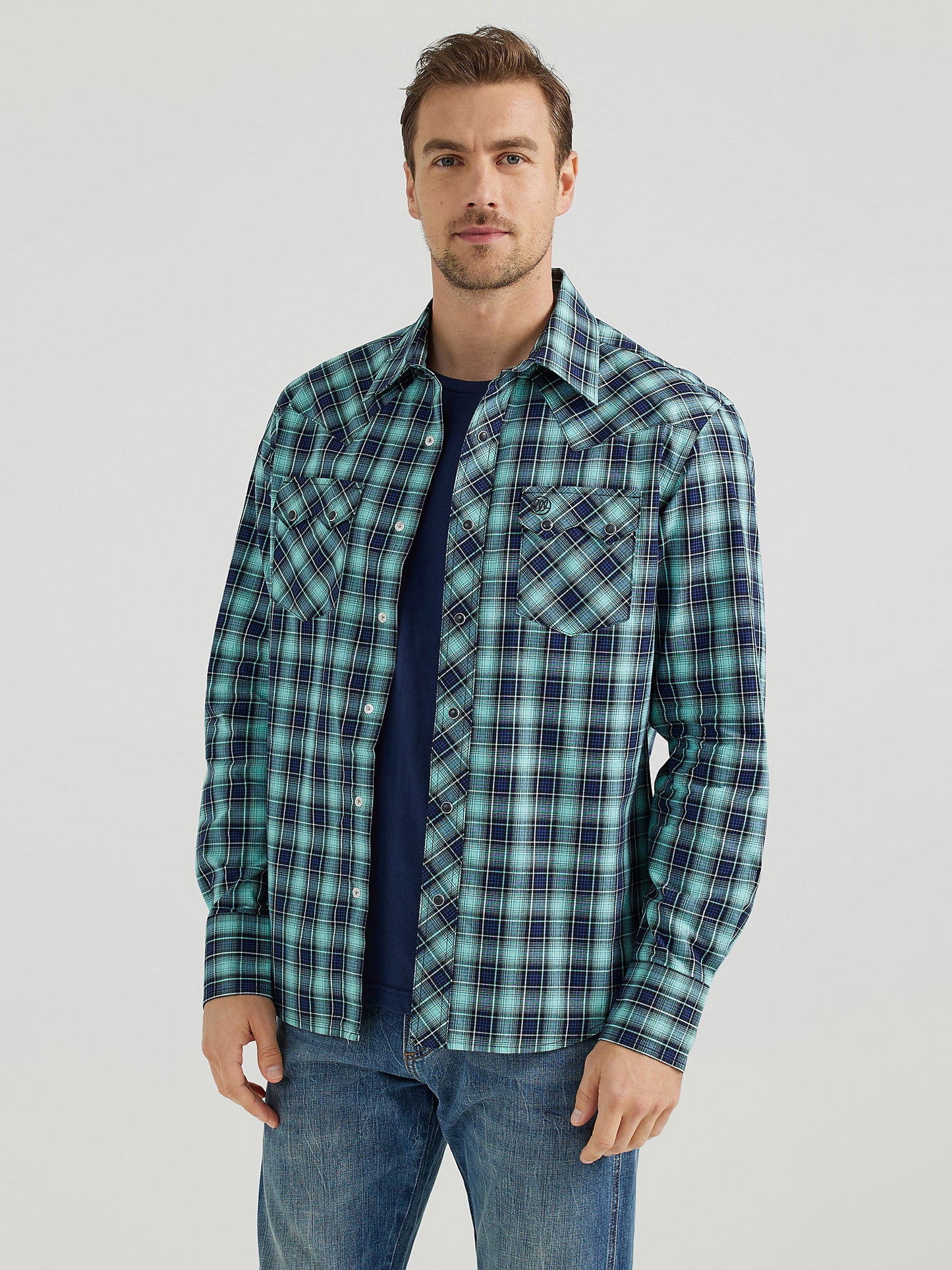 Wrangler Sawtooth Teal Dream Men's