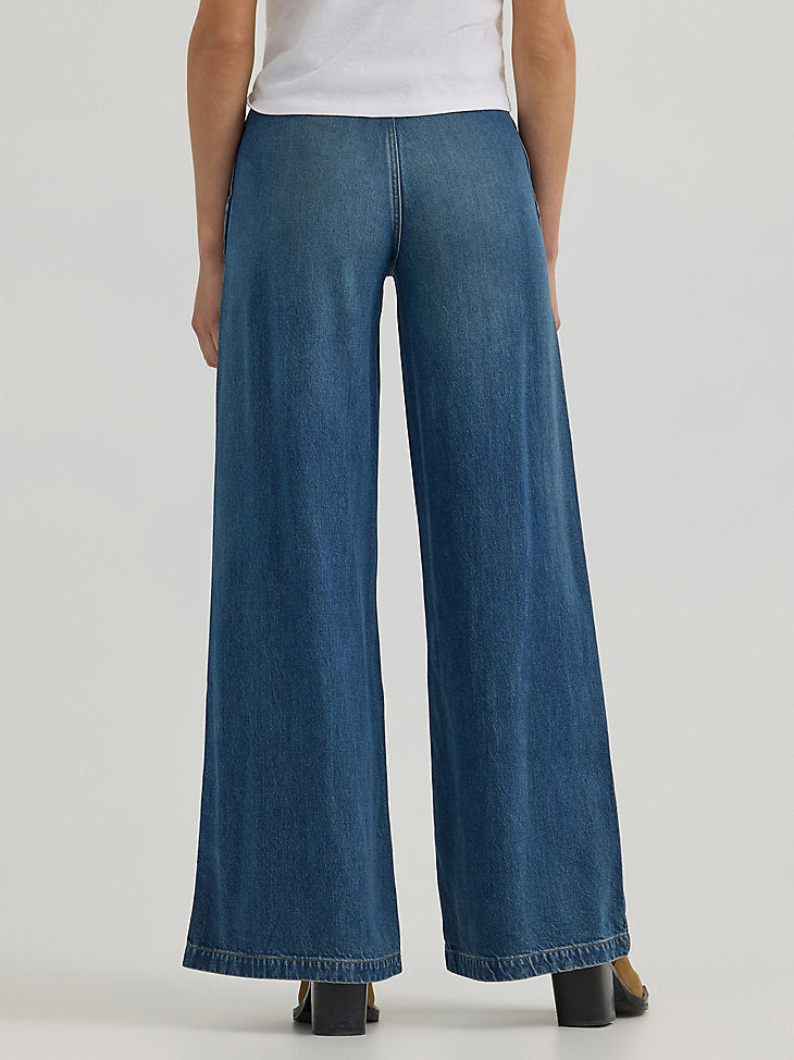 Wrangler Larae Satin Wide Leg Trouser