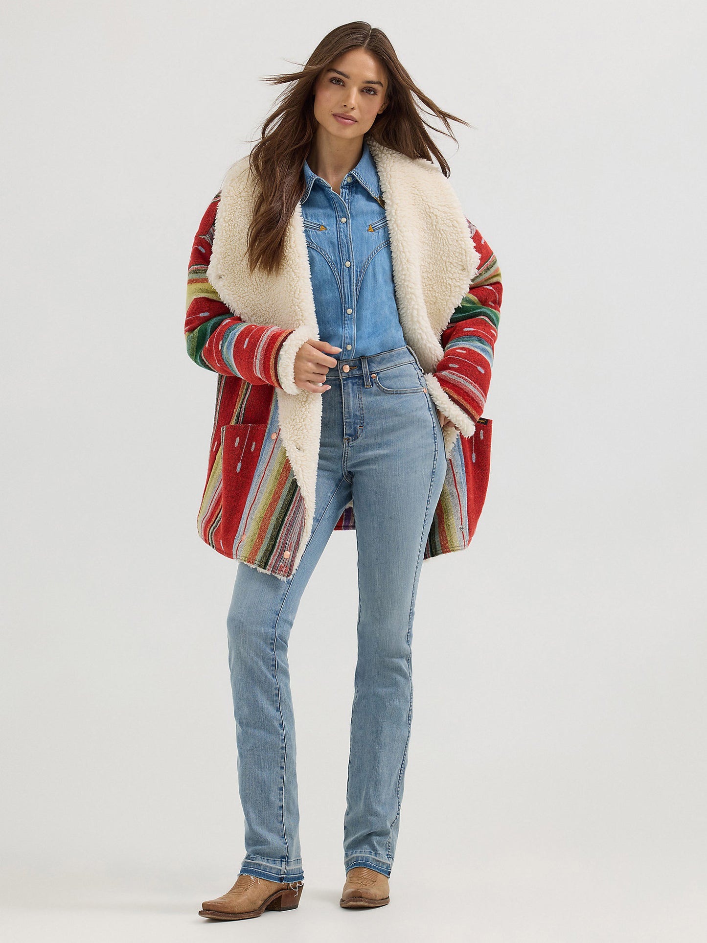 Wrangler X Lainey Wilson Sunburst Sherpa Coat