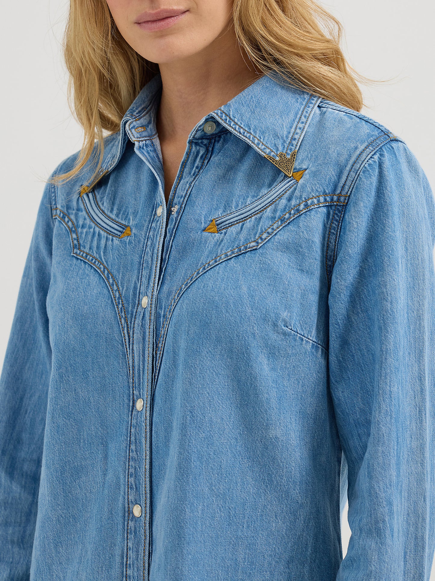 Wrangler X Lainey Wilson Western Denim Snap Up