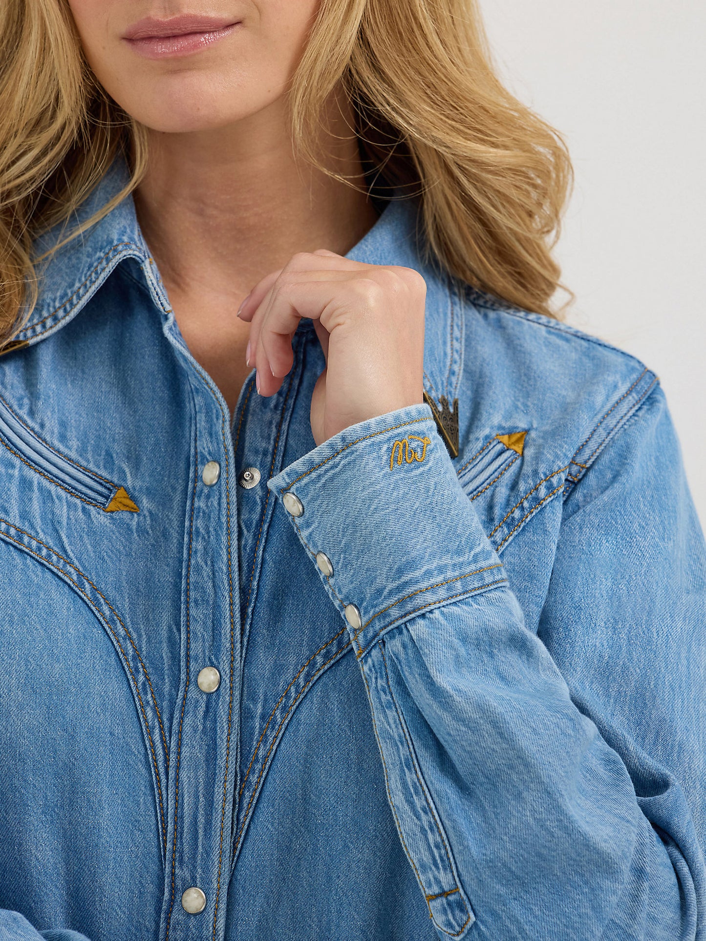 Wrangler X Lainey Wilson Western Denim Snap Up