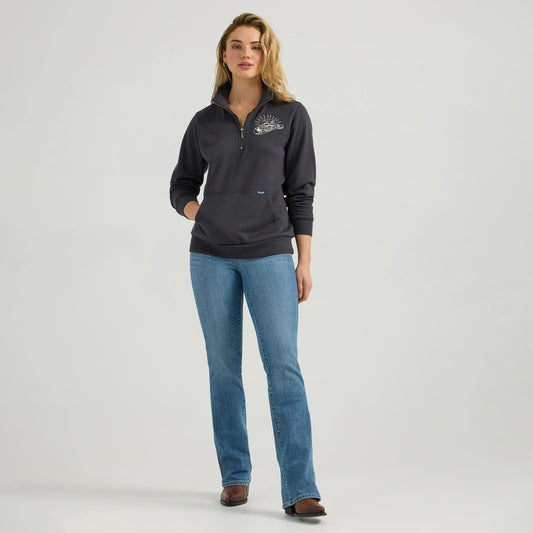 Wrangler Cowboys Women's Black Pullover