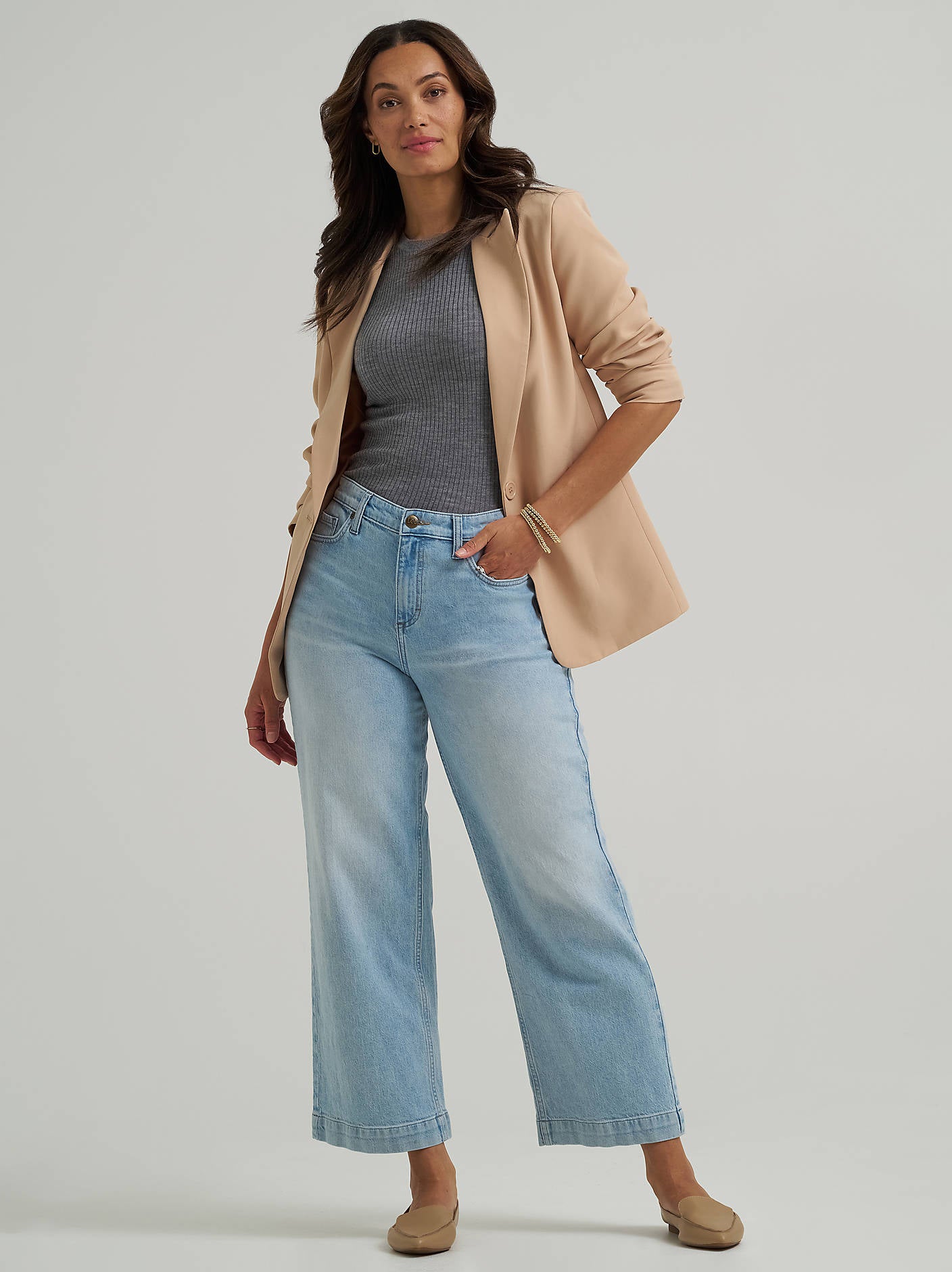 Lee Sky Wide Leg Cropped