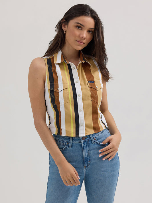 Wrangler Brushpopper Whiskey Crop  Women's
