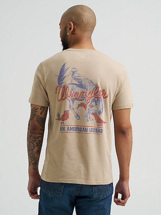 Wrangler Bucking Cowboy Men's Tee