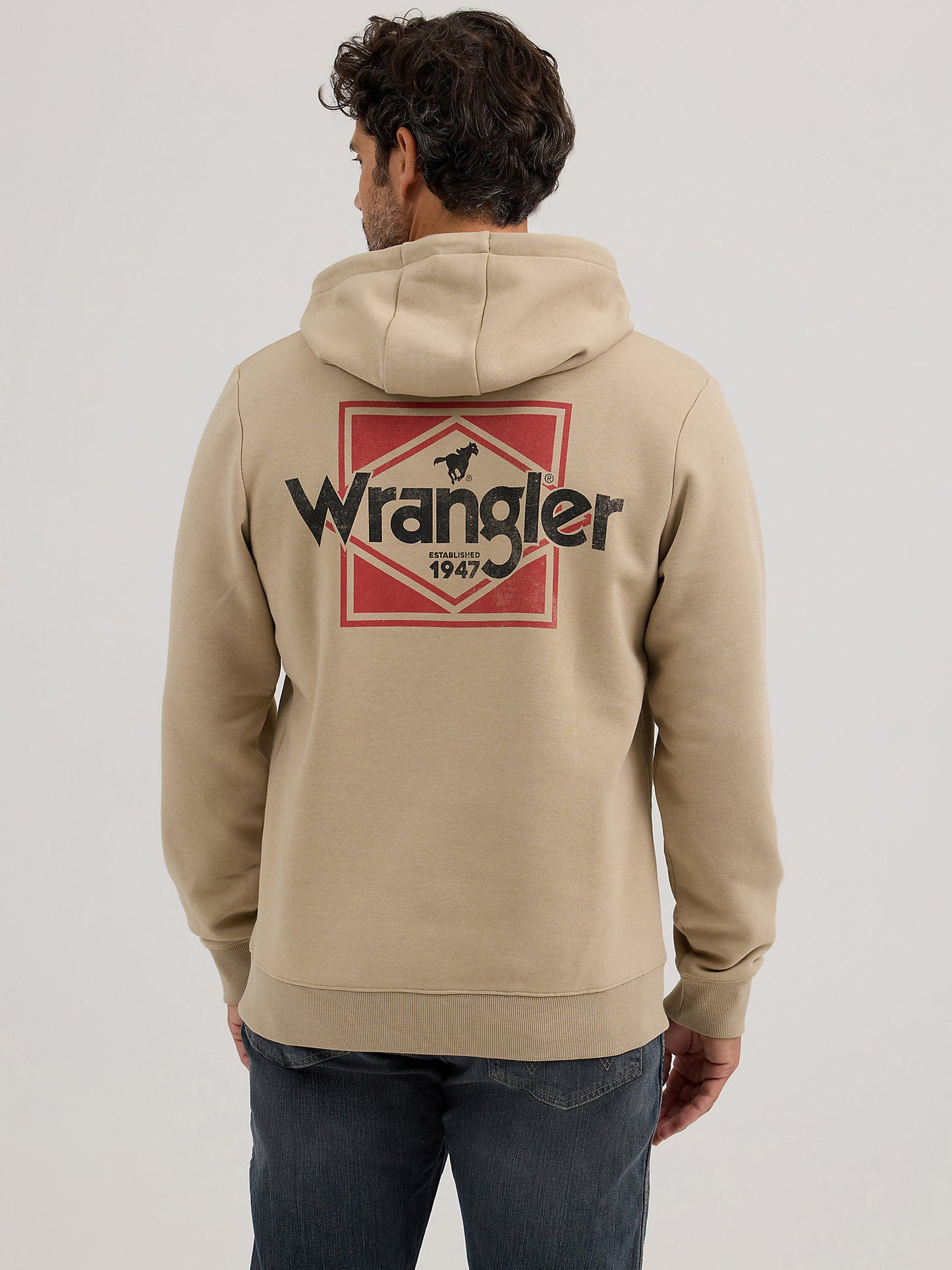 Wrangler Logo Red Hoodie