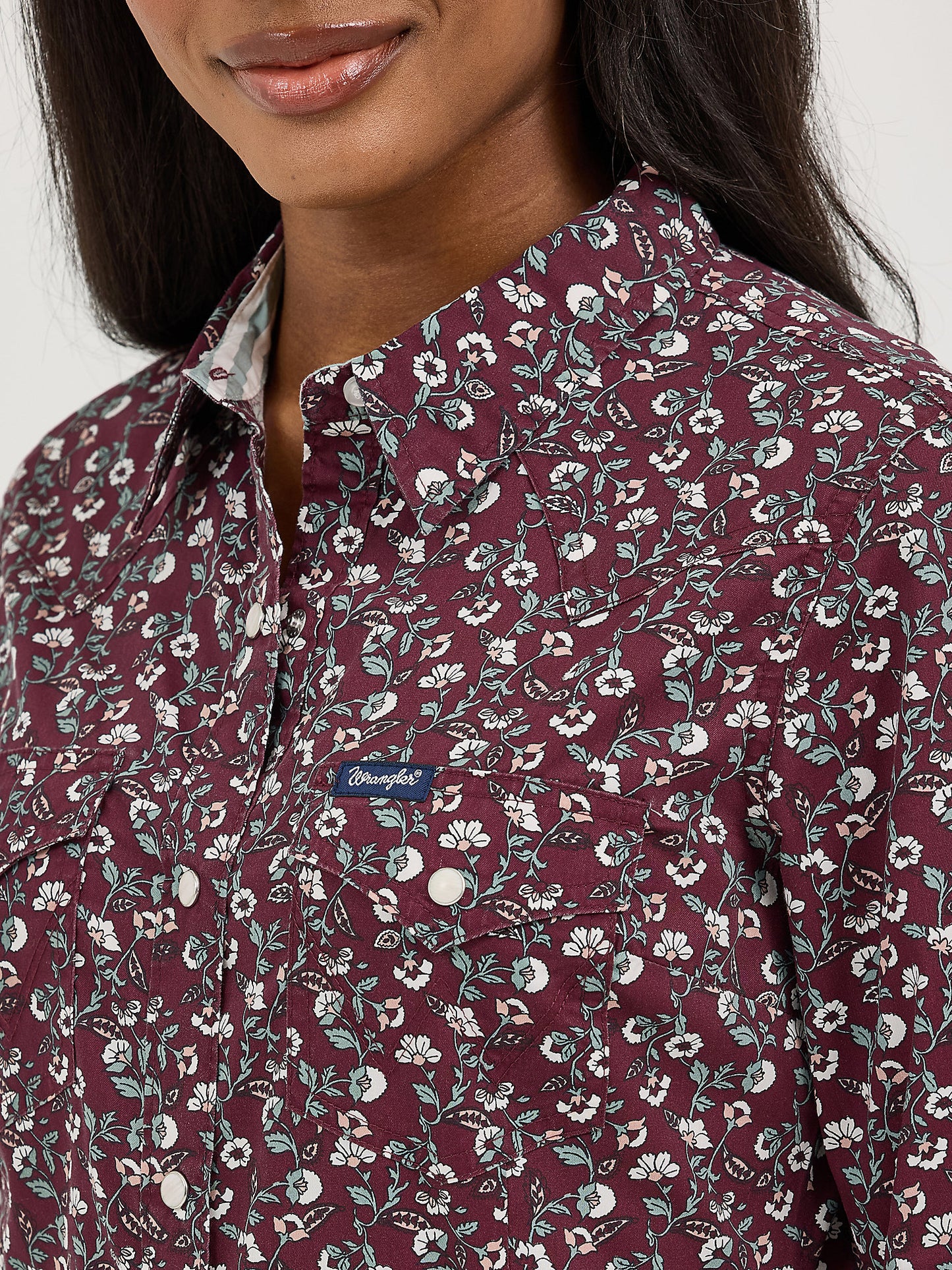 Wrangler Port Floral Women's Snap Up