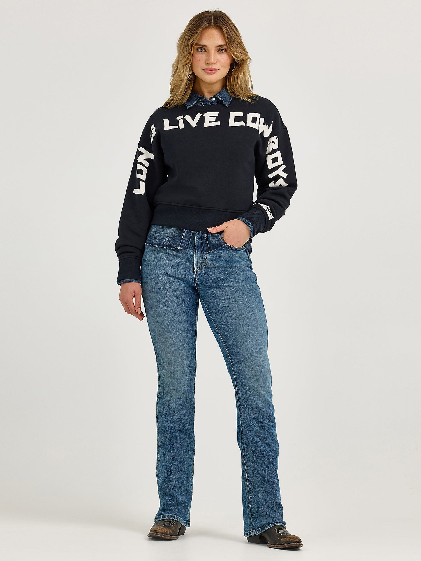 Wrangler Long Live Cowboys Sweatshirt