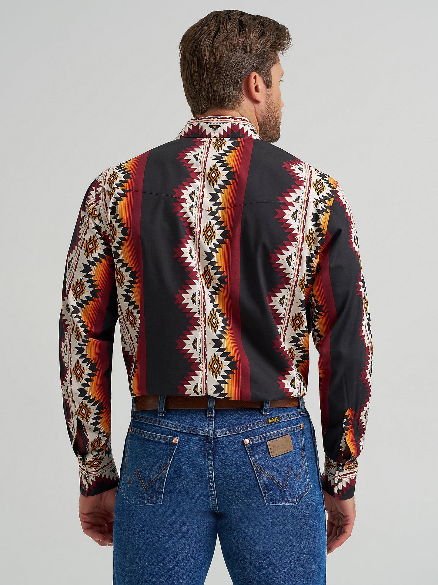 Wrangler Checotah Midnight Men's Snap Up
