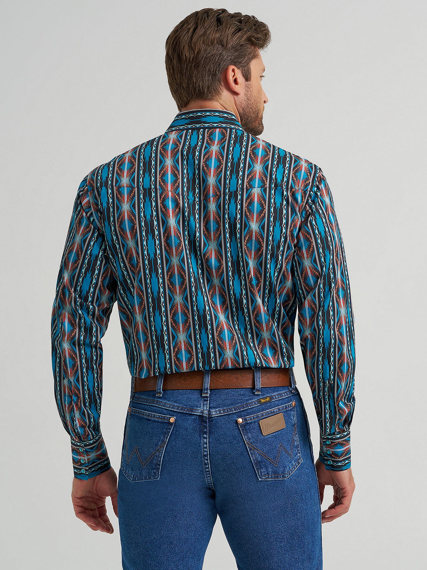 Wrangler Checotah Waters Men's Snap Up