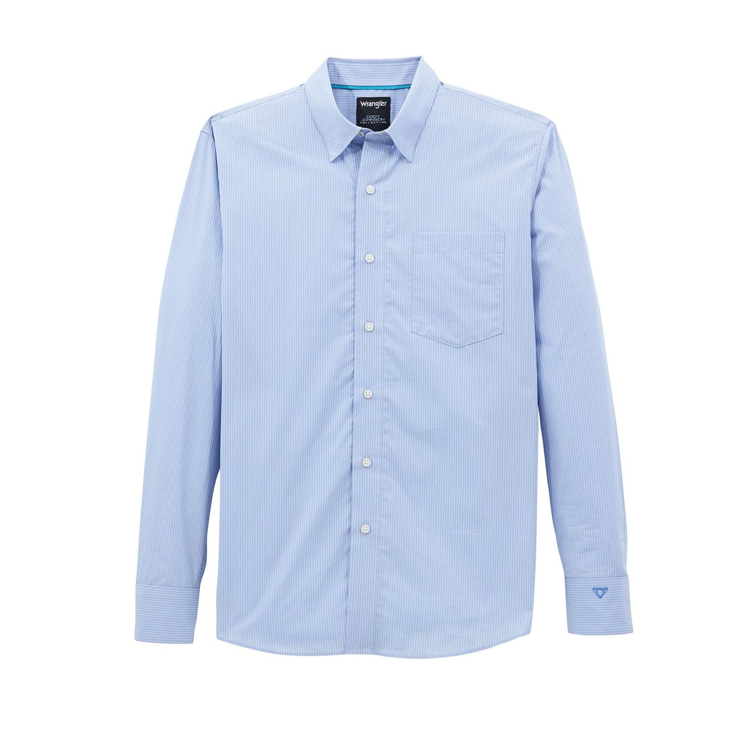 Wrangler Cody Johnson Button Up Topaz Stripe