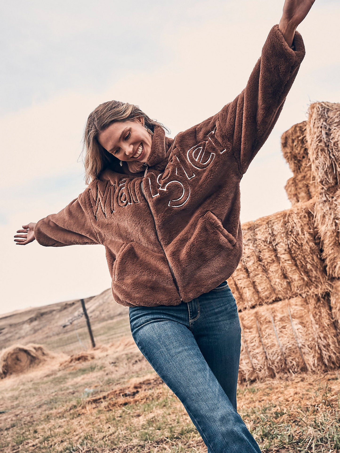 Wrangler Ultimate Fluff Brown Jacket