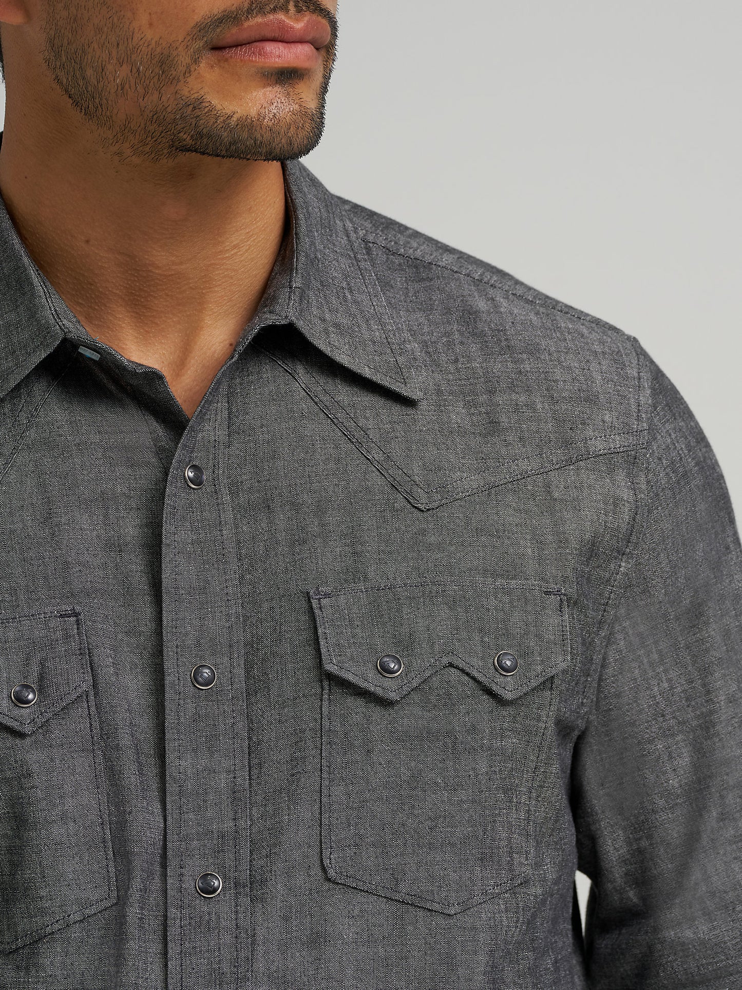 Wrangler Cody Johnson Snap Up Charcoal