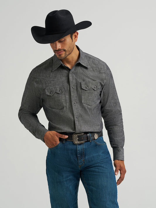 Wrangler Cody Johnson Snap Up Charcoal