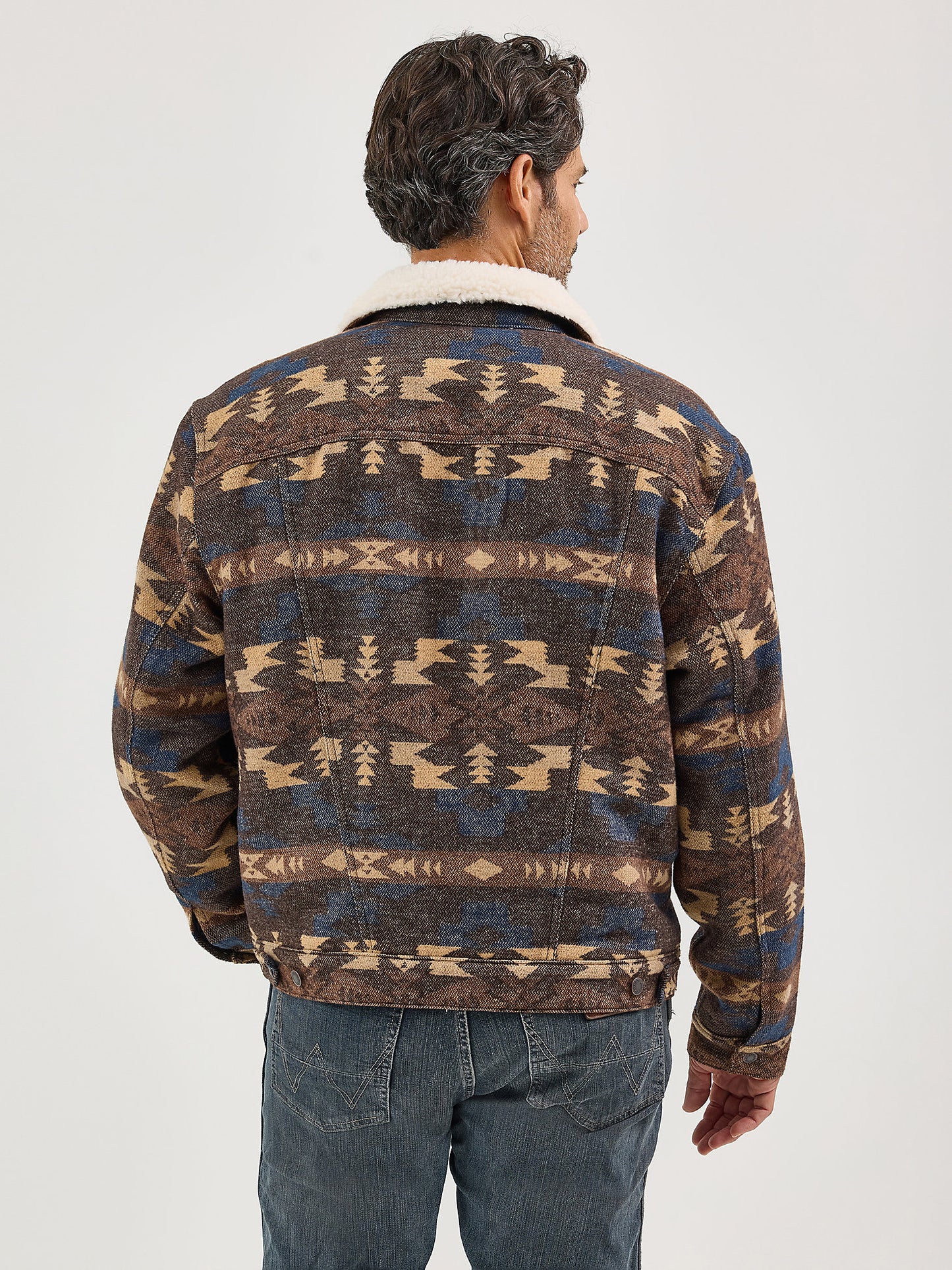 Wrangler Walker Chocolate Sherpa Jacket