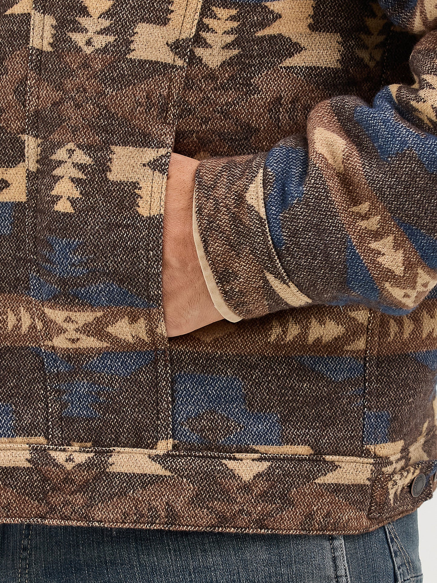 Wrangler Walker Chocolate Sherpa Jacket
