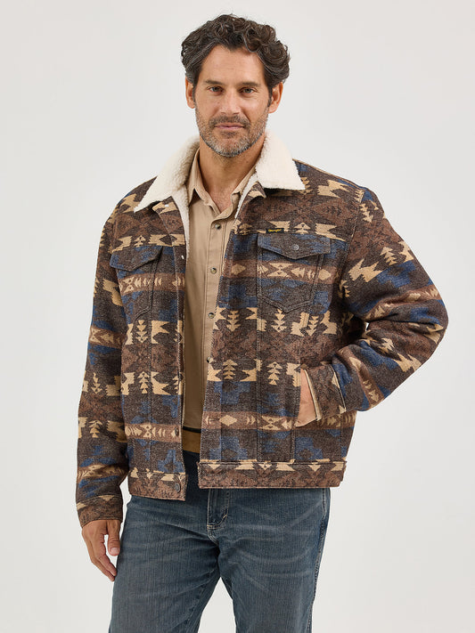 Wrangler Walker Chocolate Sherpa Jacket