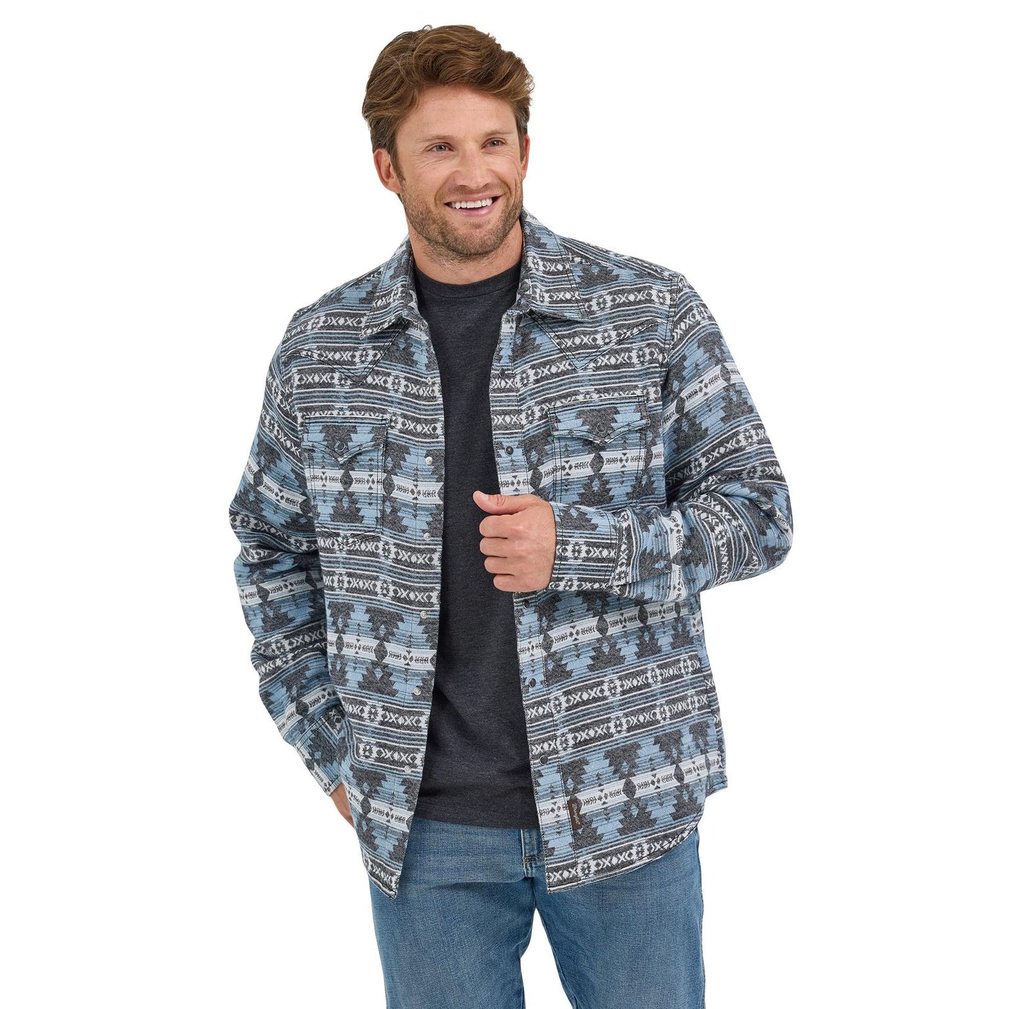 Wrangler Retro Woven Shades of Blue