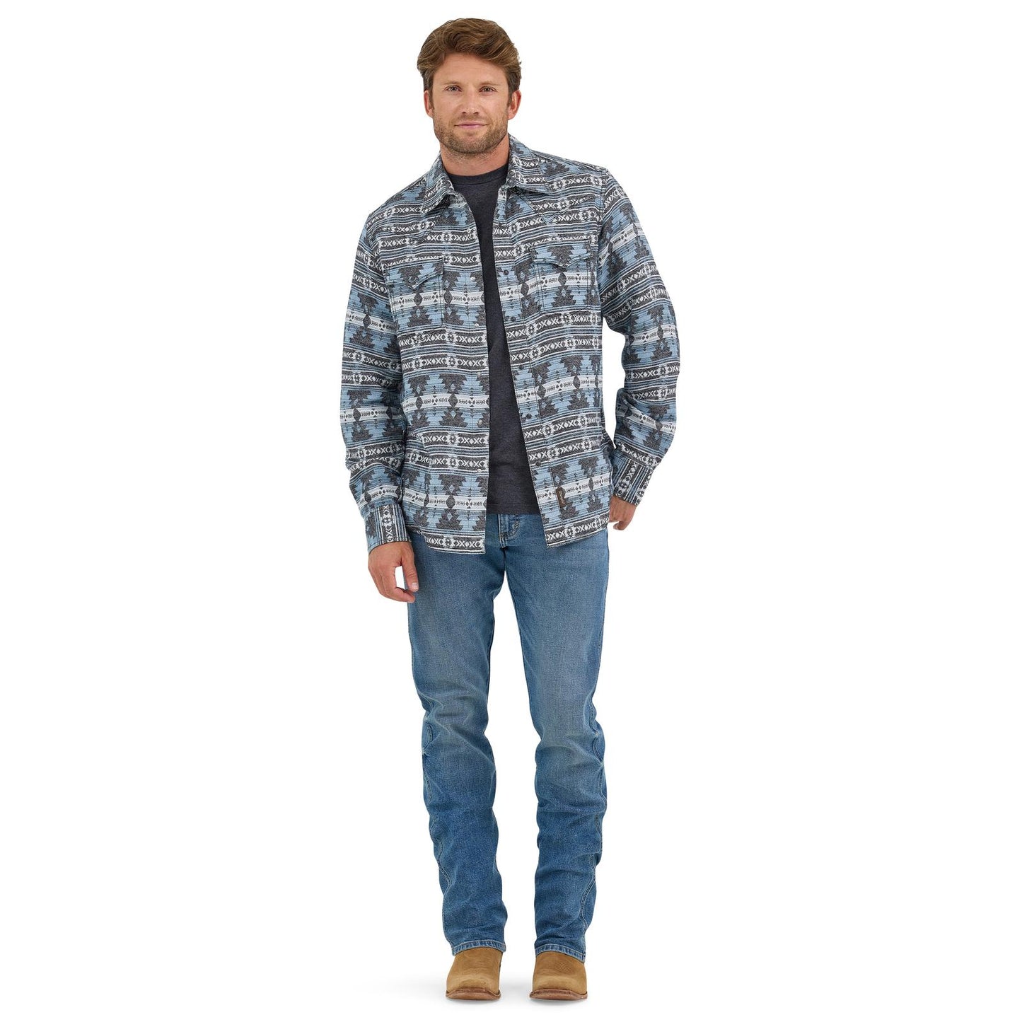 Wrangler Retro Woven Shades of Blue
