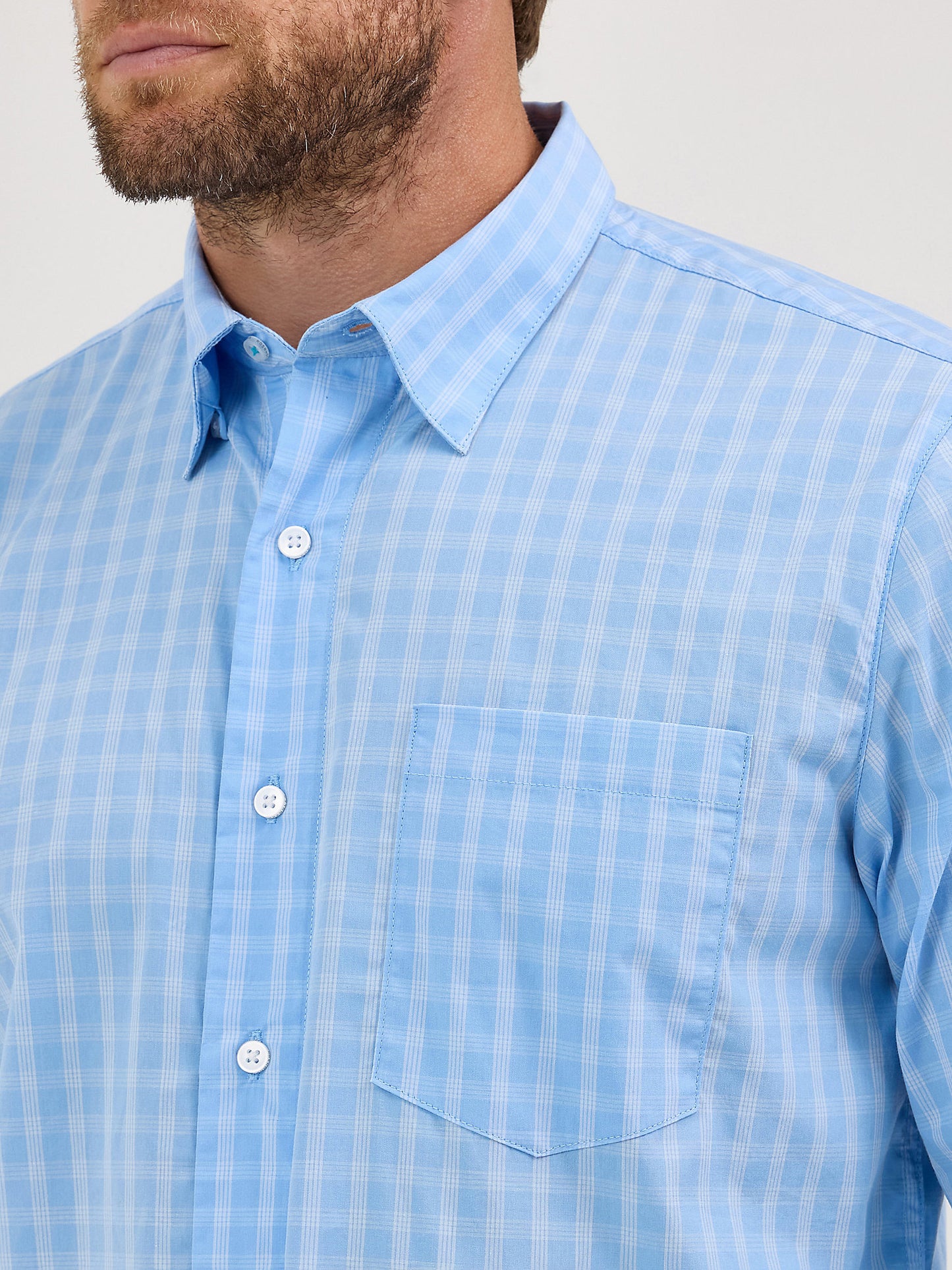 Wrangler Cody Johnson Button Up COJO Blue