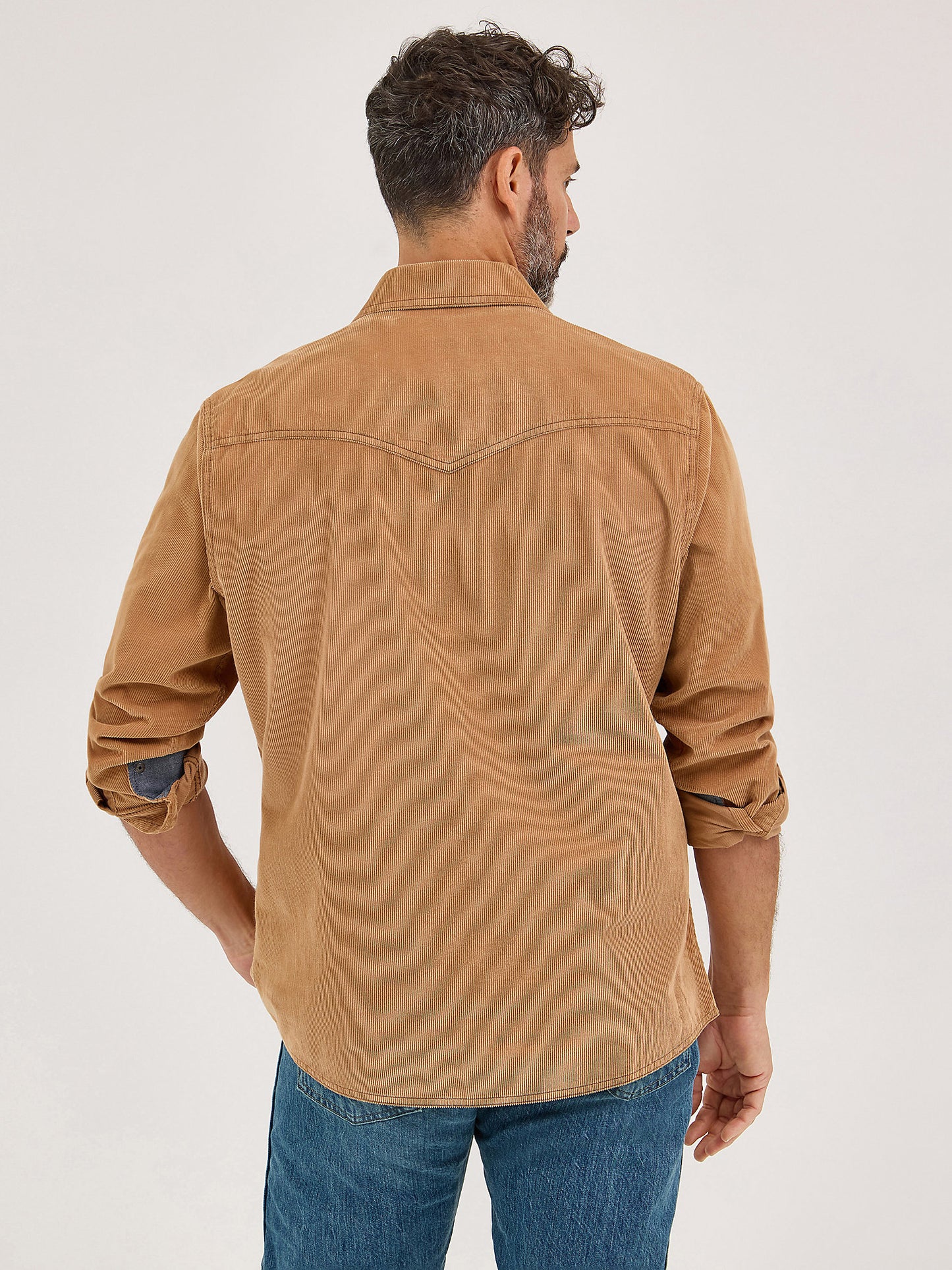 Wrangler Corduroy Snap Up Sandy