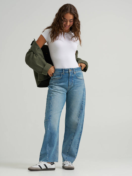 Lee Barrel Rider Wide Leg Cropped