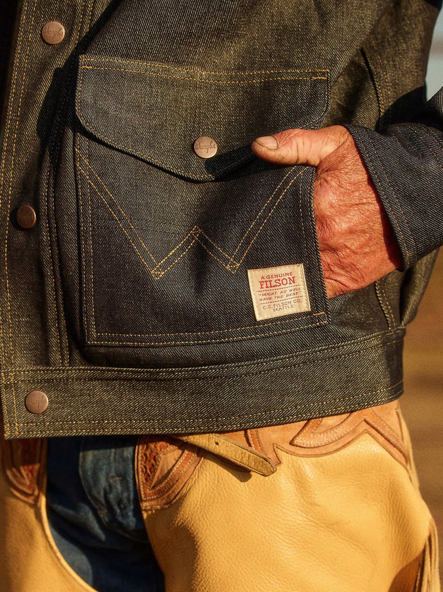 Wrangler Filson Packer Jacket Indigo