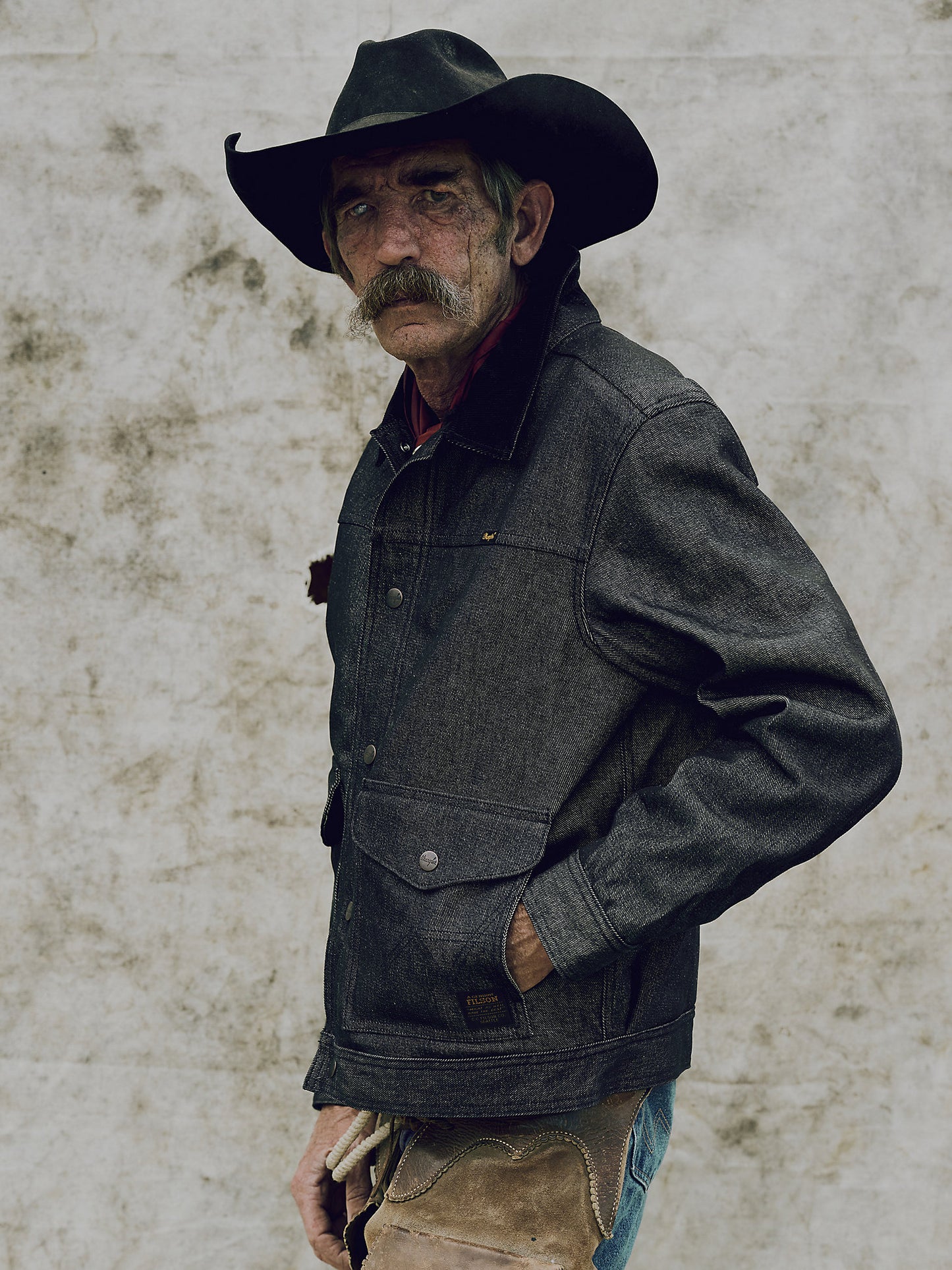 Wrangler Filson Black Denim Work Jacket