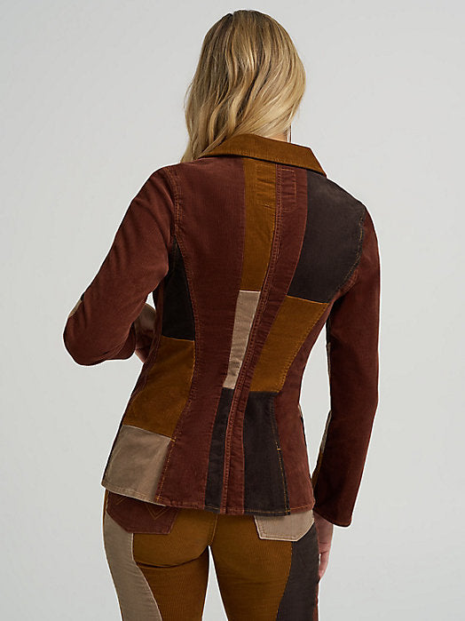 Wrangler Lainey Wilson Corduroy Patchwork Blazer