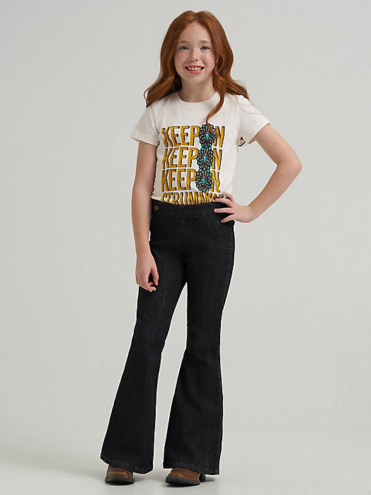 Wrangler Lainey Wilson Girl's Black Pull On Bell