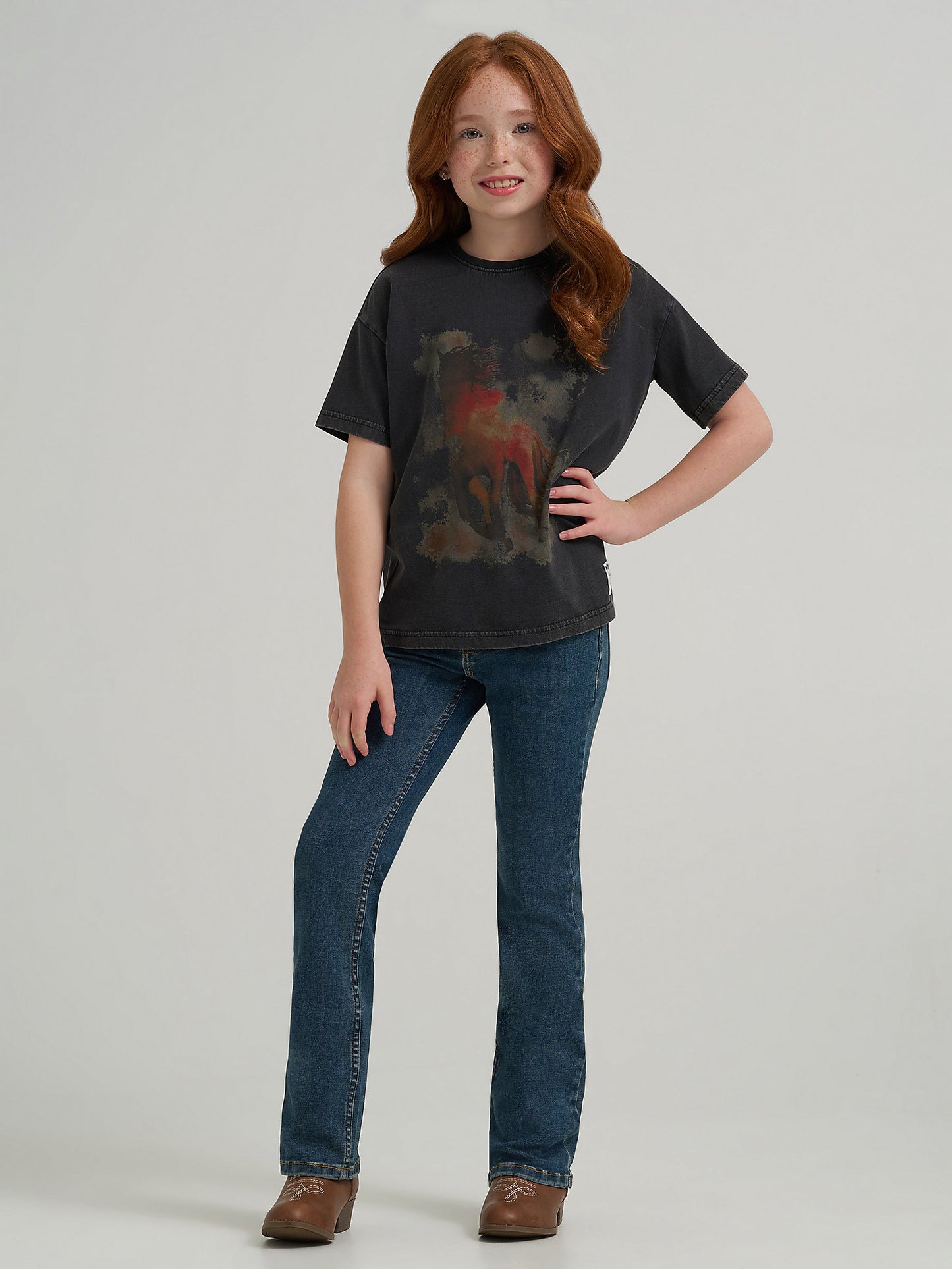 Wrangler Lainey Wilson Girl's Horses Tee