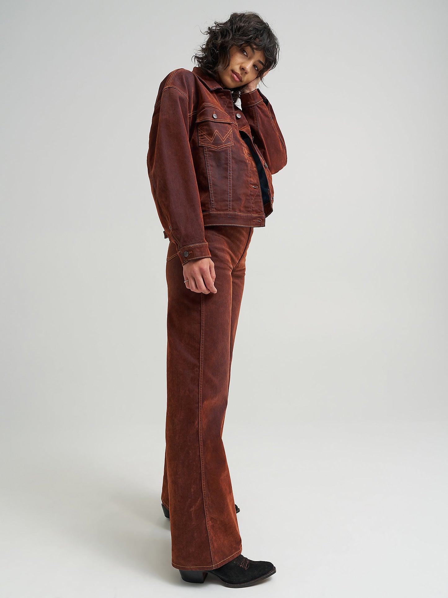 Wrangler Punchy Cinnamon Wide Leg
