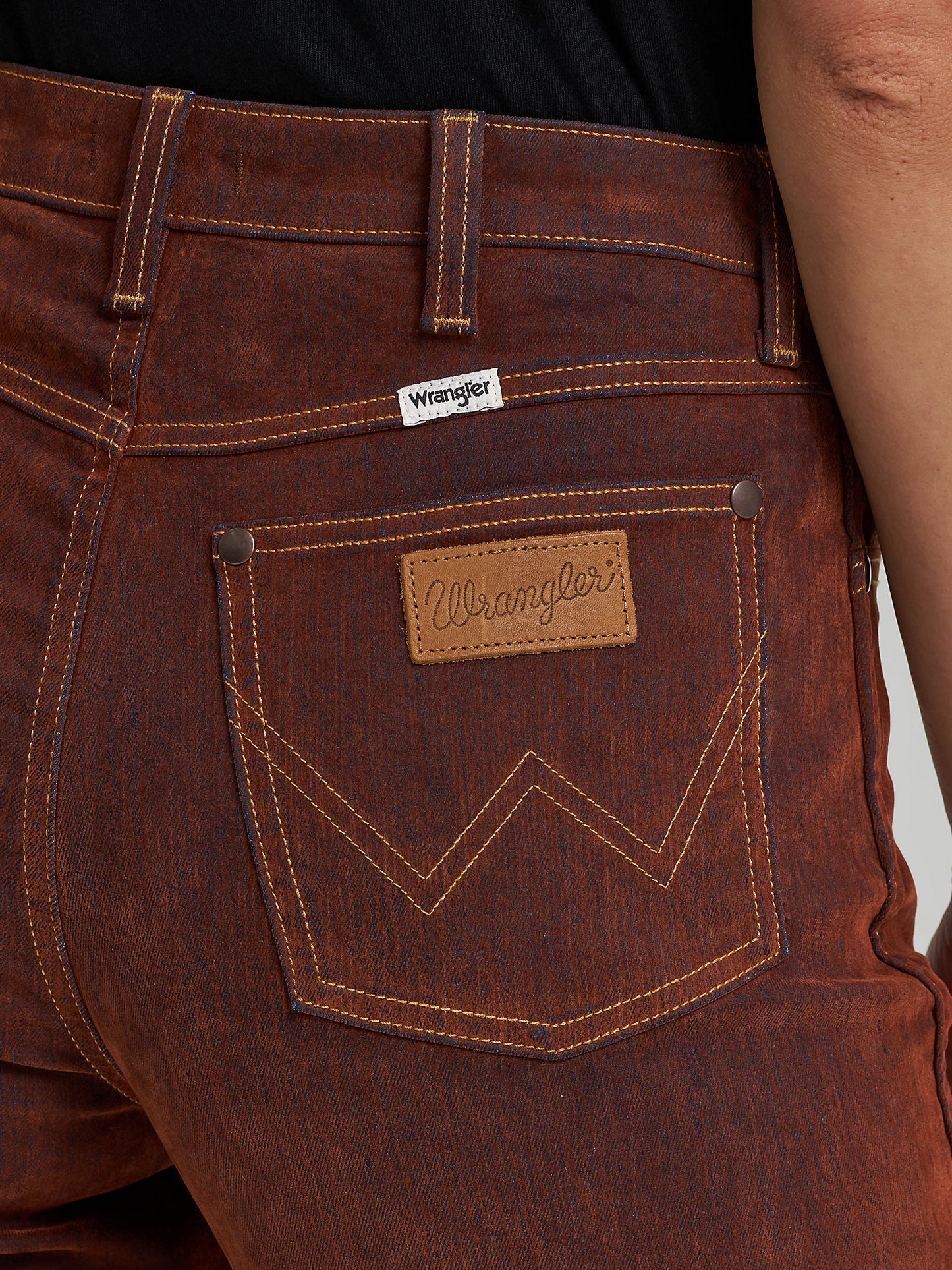Wrangler Punchy Cinnamon Wide Leg