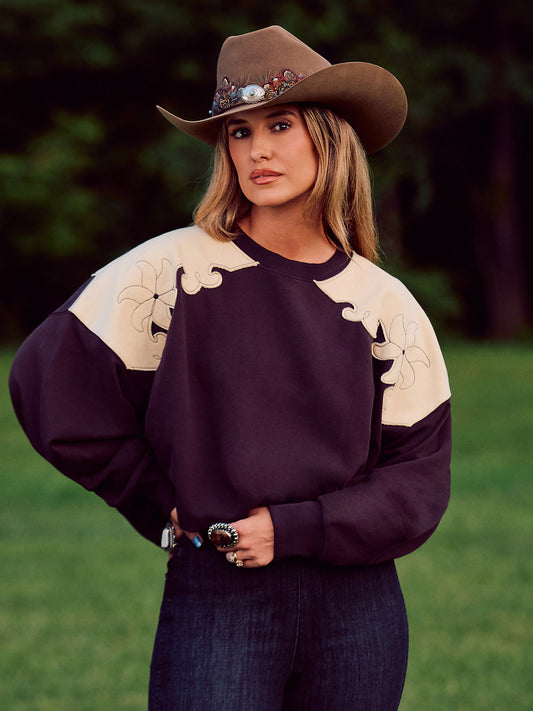 Wrangler Lainey Tooled Sweatshirt