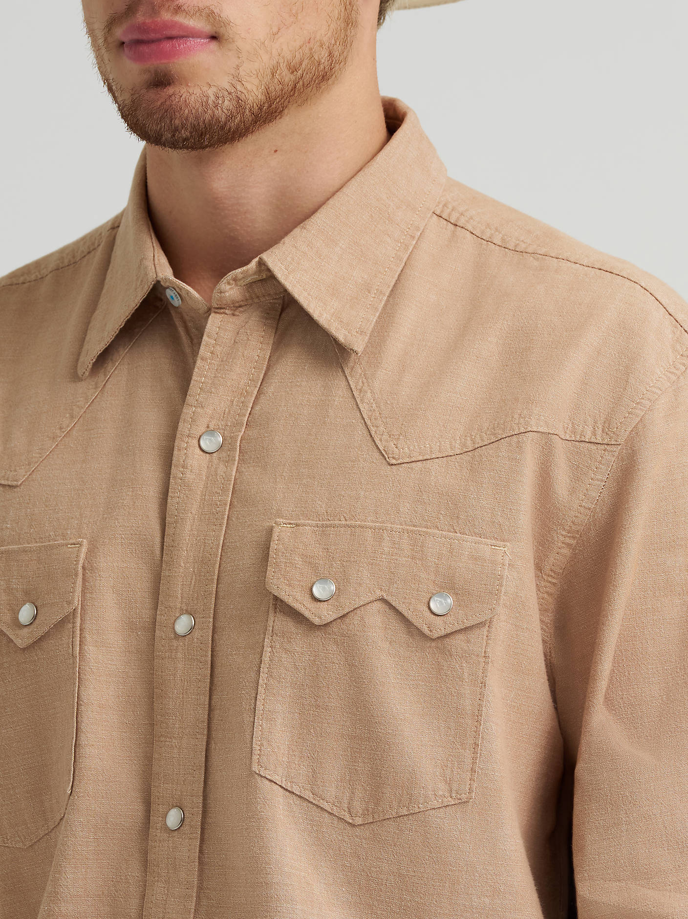 Wrangler Cody Johnson Snap Up Tan