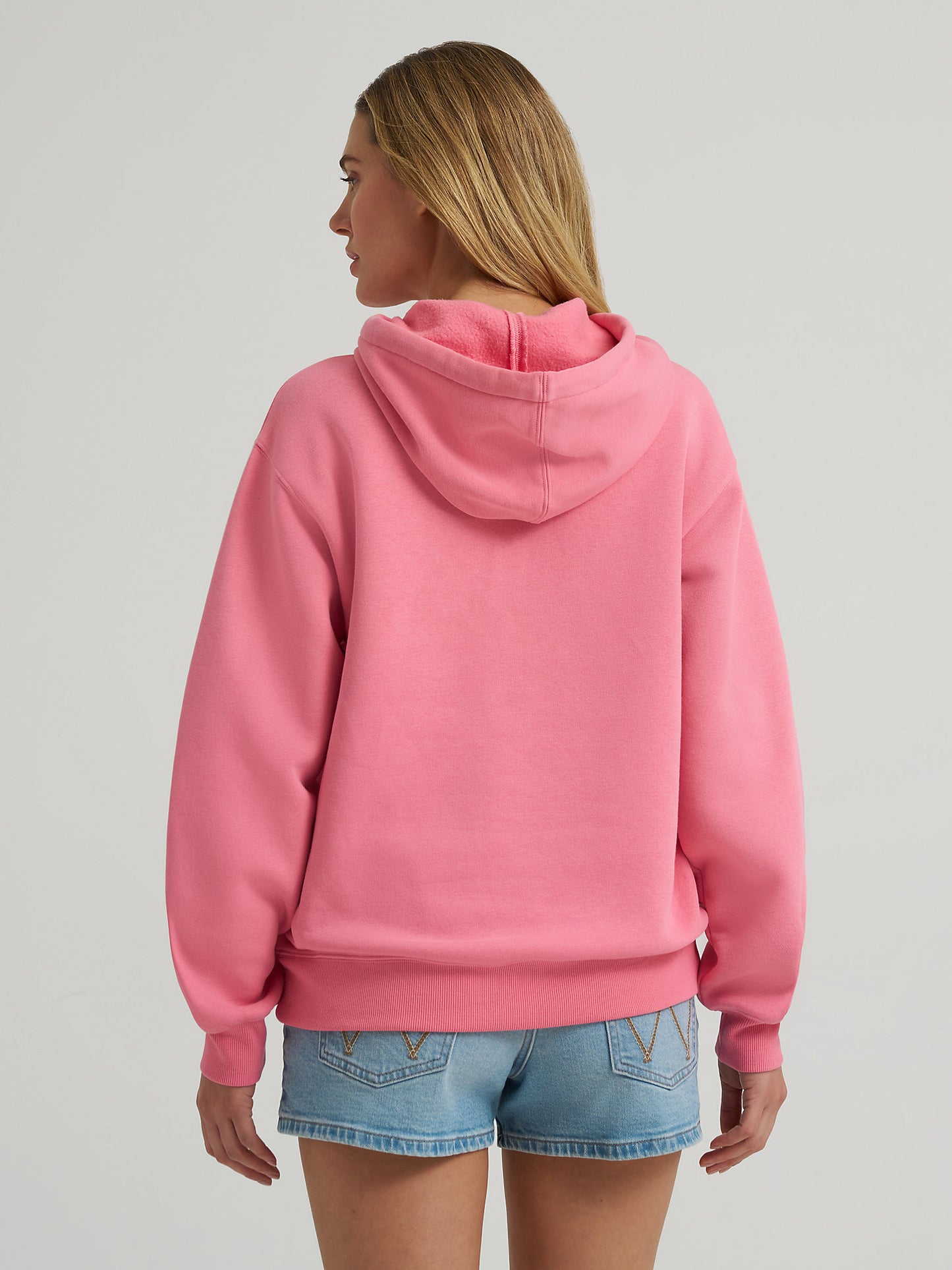 Wrangler Classic Logo Pinkl Hoodie