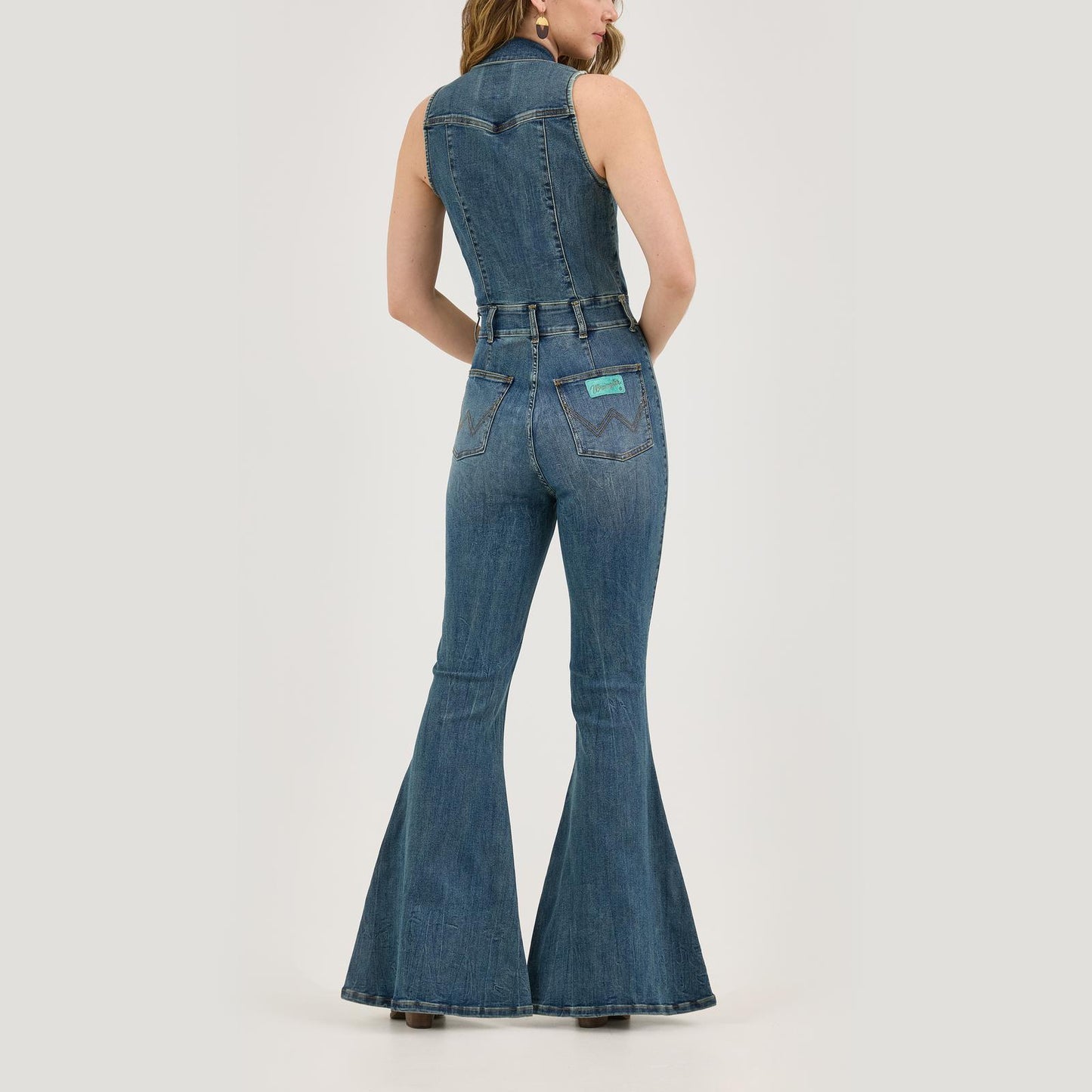 Wrangler Lainey Turquoise Patch Catsuit