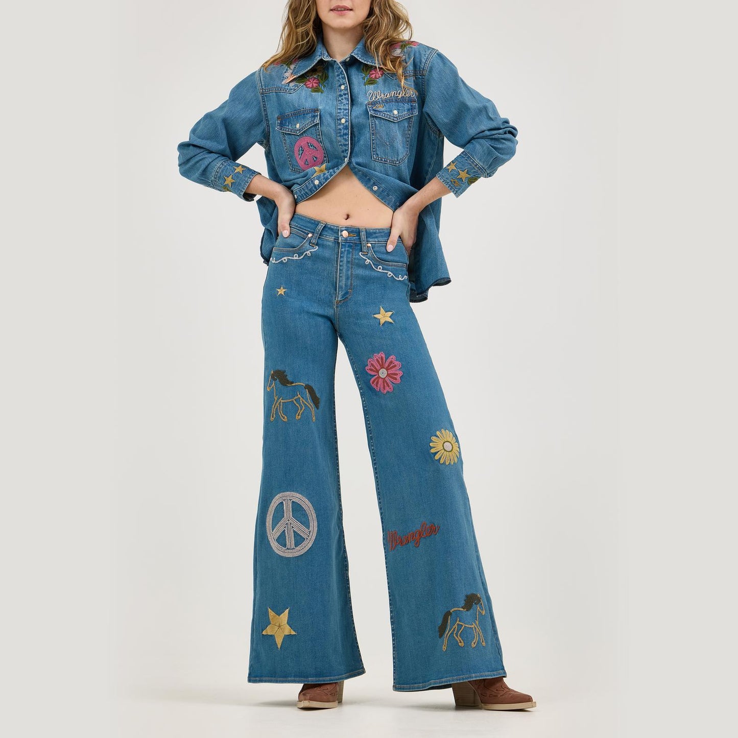 Wrangler Lainey Embroidered Shirt