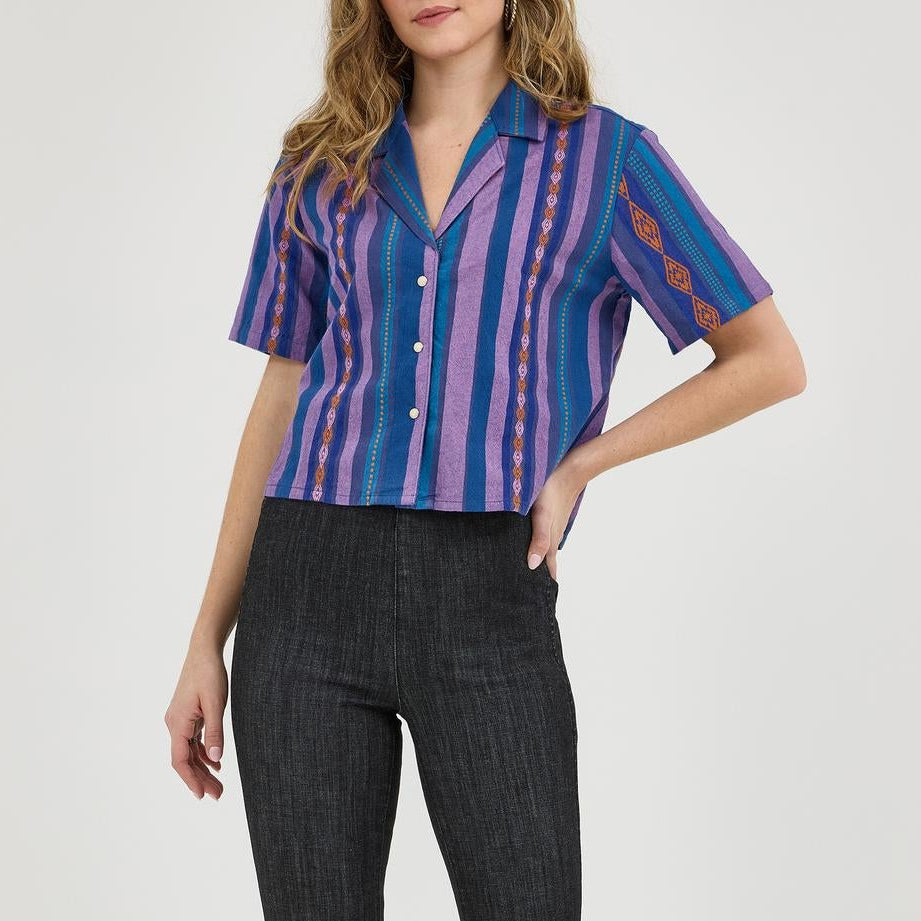 Wrangler Lainey Cropped Snap Up
