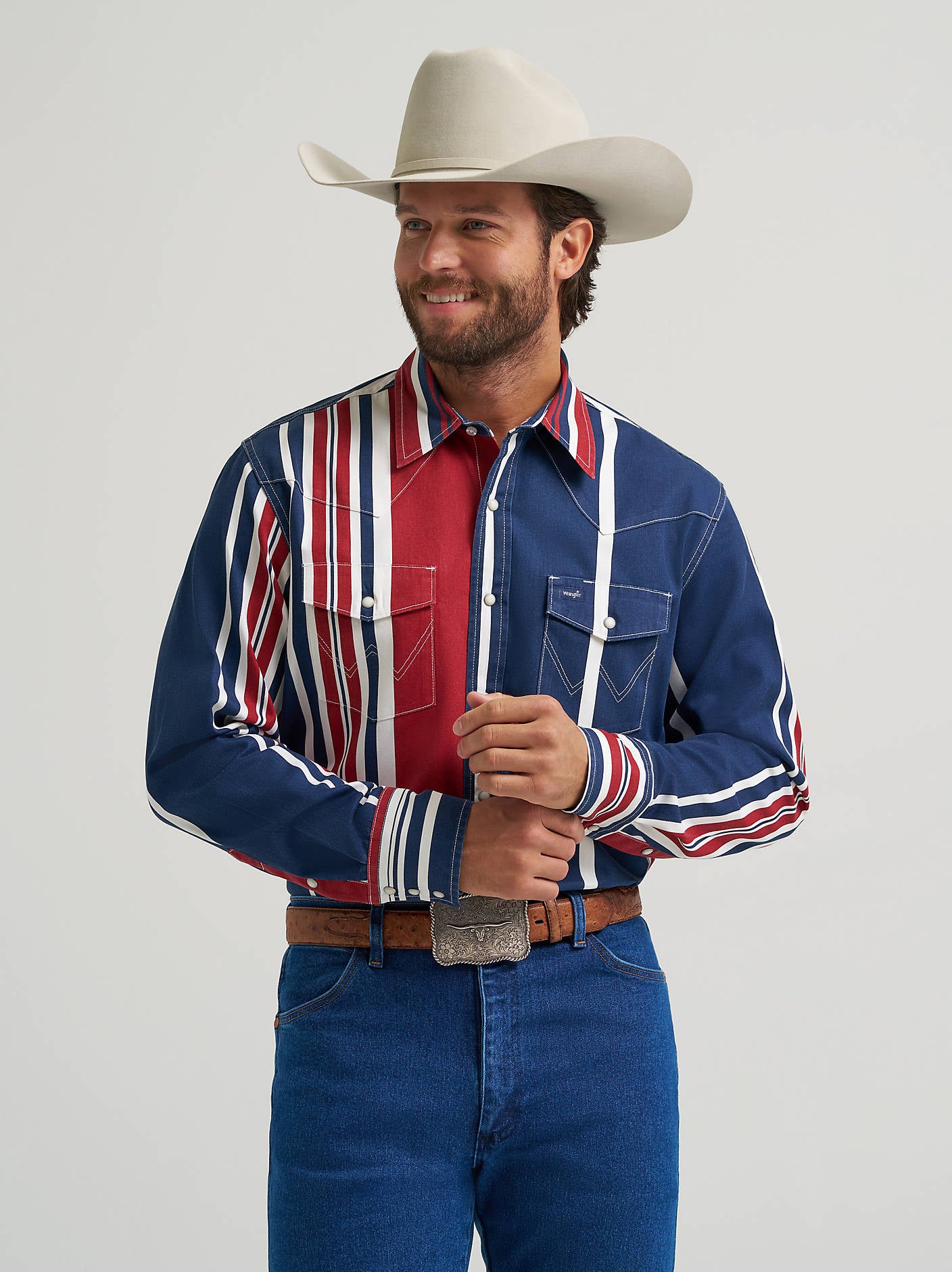 Wrangler Brushpopper USA Snap Up