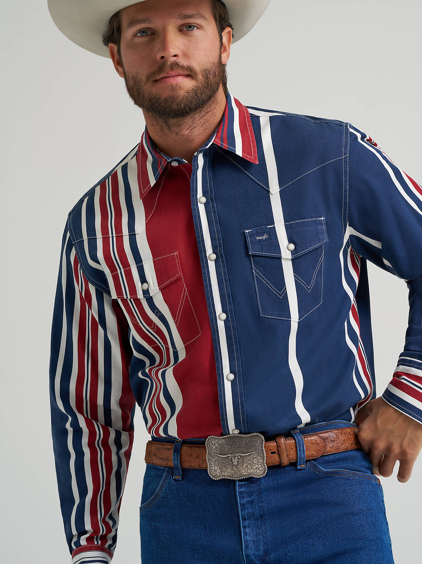 Wrangler Brushpopper USA Snap Up