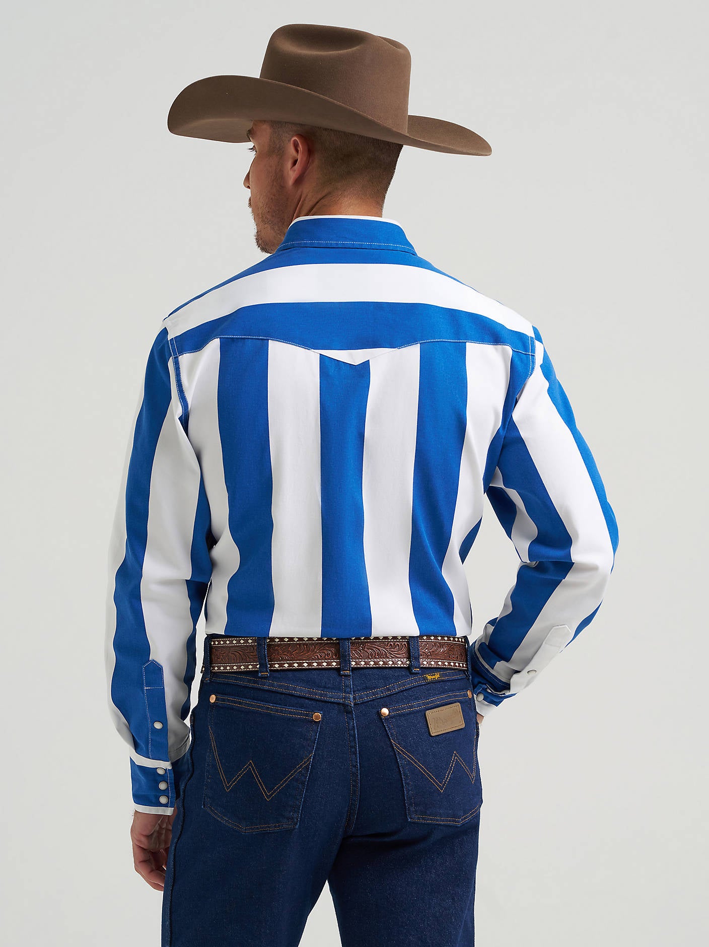 Wrangler Brushpopper True Blue Snap Up