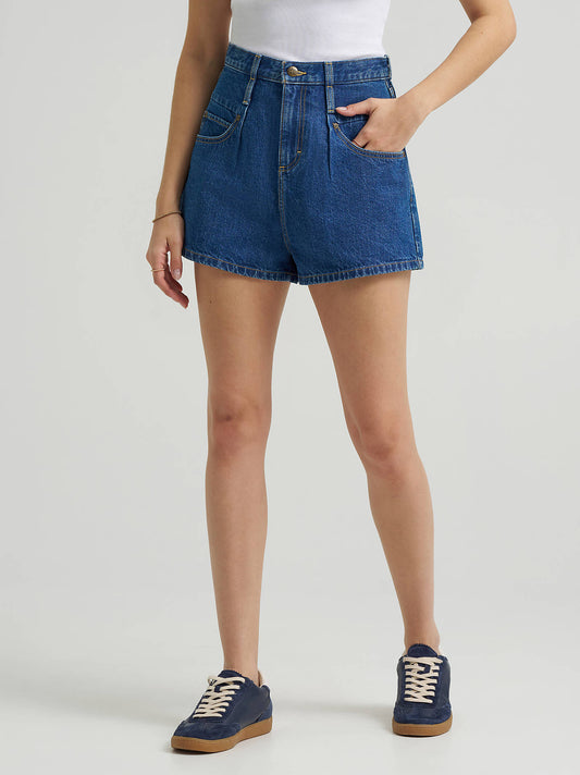 Lee Flirty Dark Pleated Shorts