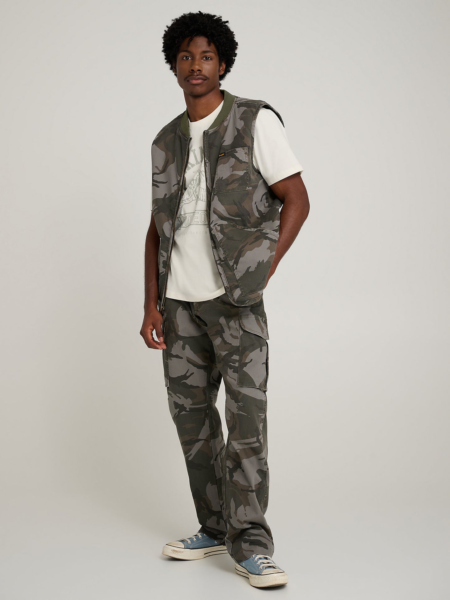 Stranger Thinks Mike/Lucas Camo Vest