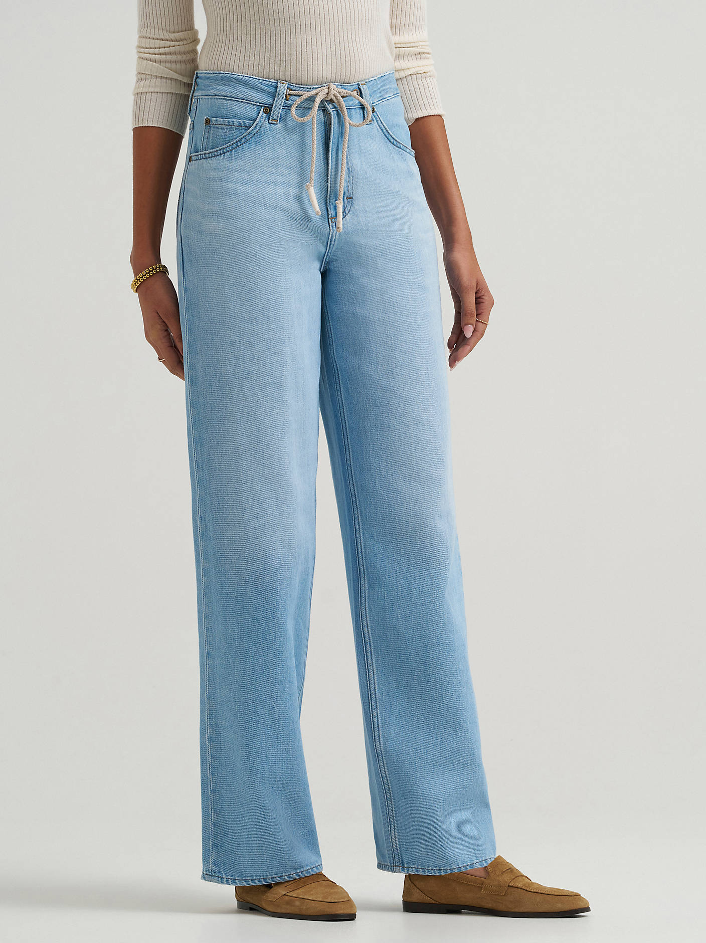 Lee Drawstring Wide Leg