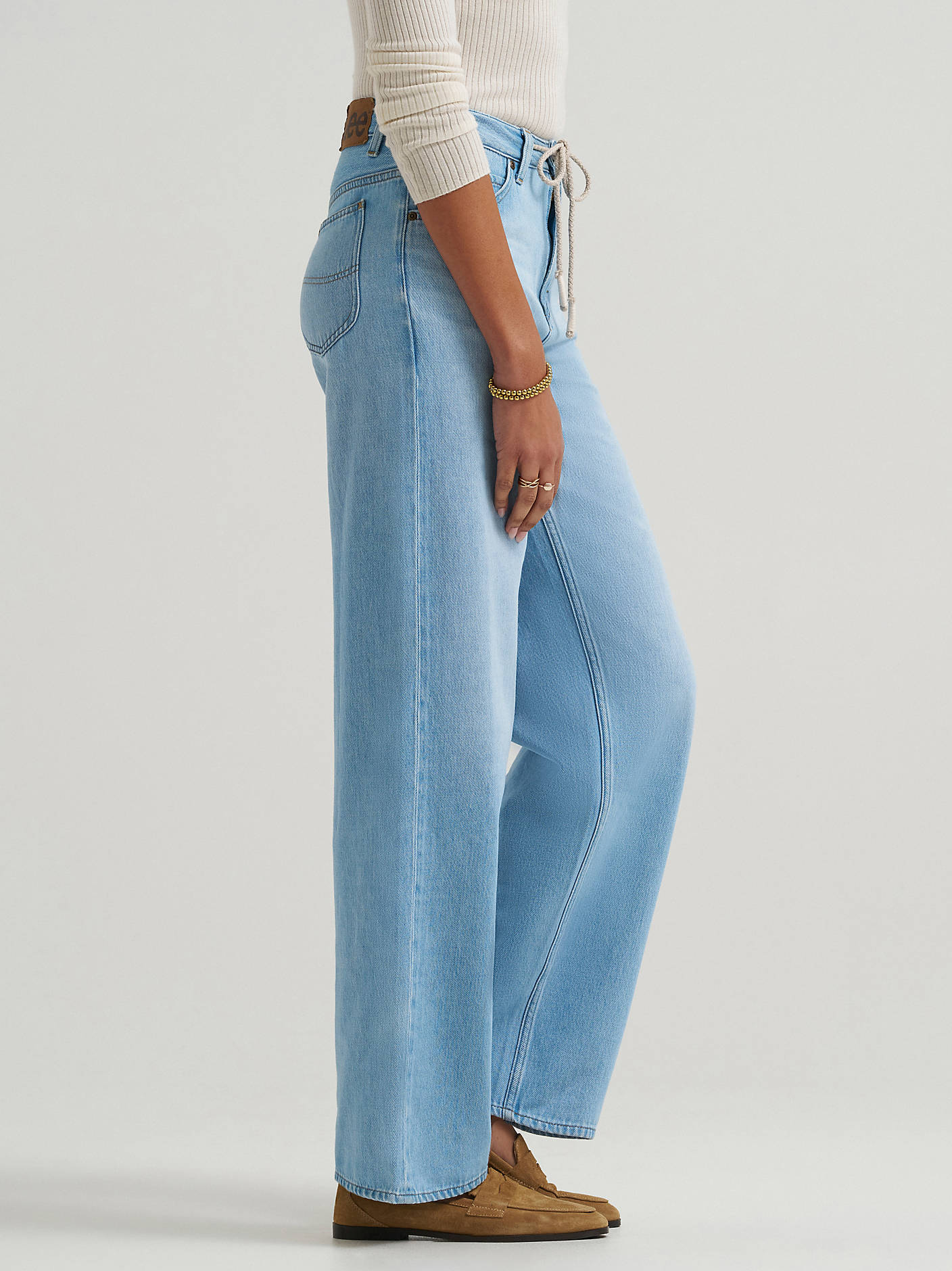 Lee Drawstring Wide Leg