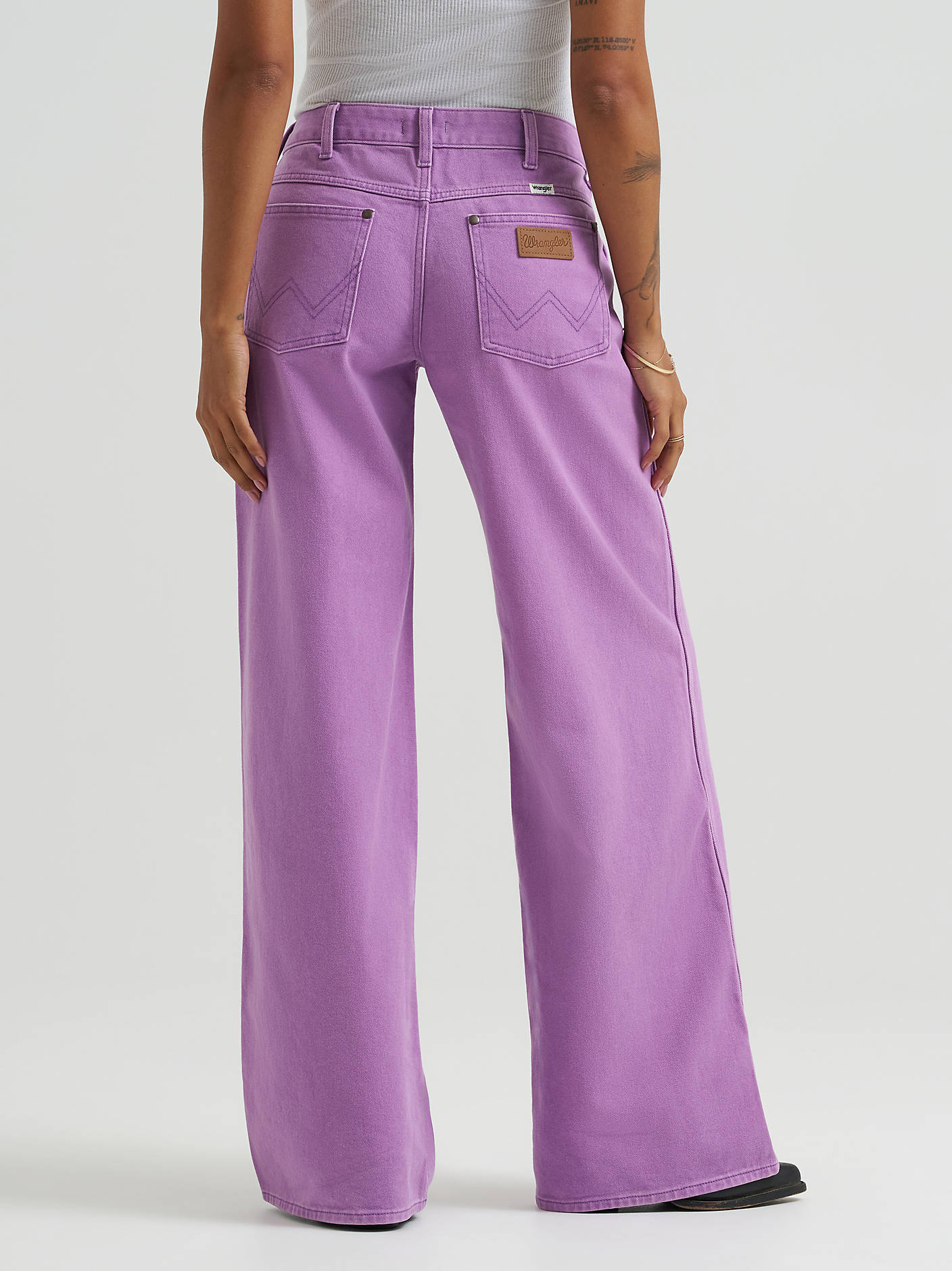 Wrangler Penelope Purple Wide Leg